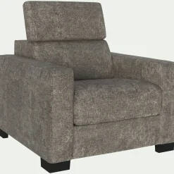 Fauteuil en tissu Genesis - beige alpilles