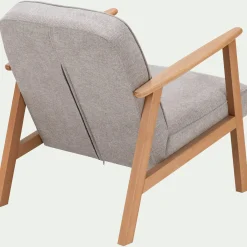 Fauteuil en tissu Loft - beige roucas