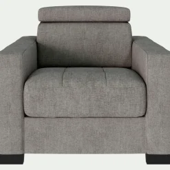 Fauteuil en tissu Monclar - taupe