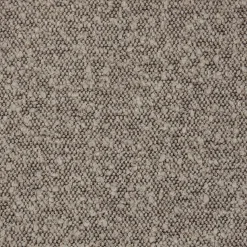 Fauteuil fixe en tissu bouclette - gris clair