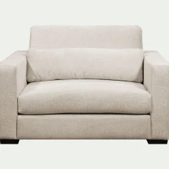 Fauteuil fixe en tissu Genesis 1,5 places - beige