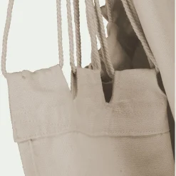 Fauteuil suspendu en polycoton - beige roucas