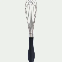 Fouet en inox 22cm - noir