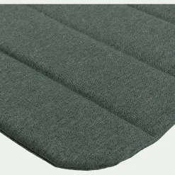 Galette de chaise indoor & outdoor en tissu déperlant - vert cèdre