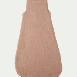 Gigoteuse évolutive en gaze de coton bio (70 à 90cm) - rose salina