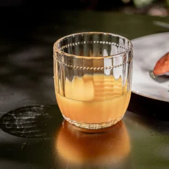 Gobelet à relief en verre 33cl - transparent