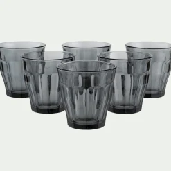 Gobelet bas en verre 25cl - gris