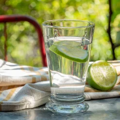 Gobelet en verre pressé 31cl - transparent