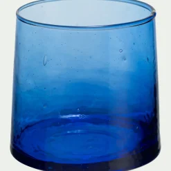 Gobelet en verre recyclé 20cl - bleu