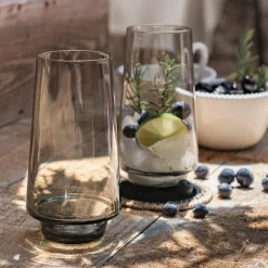 Gobelet haut en verre sodo-calcique 46cl - noir