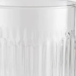 Gobelet strié en verre sodo-calcique 33cl - transparent