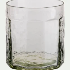 Gobelet texturé en verre 34cl - transparent