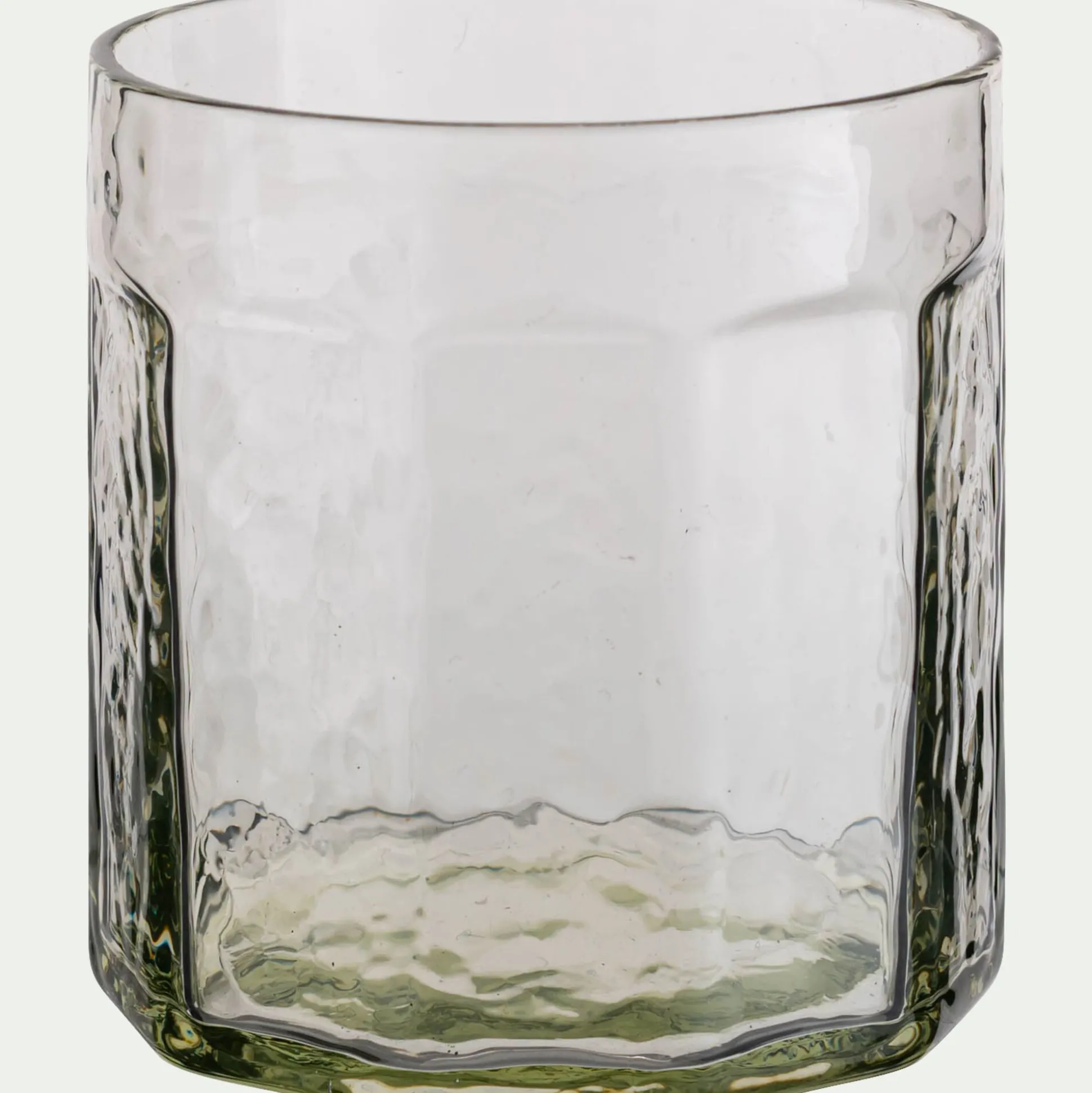 Gobelet texturé en verre 34cl - transparent