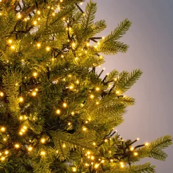 Guirlande lumineuse grappe 5,60m - jaune