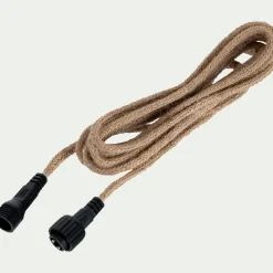 Guirlande lumineuse solaire naturelle 8m - beige