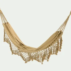 Hamac en polycoton - beige nèfle