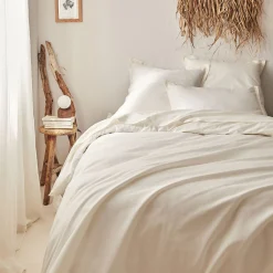 Housse de couette en coton bio 240x220cm - blanc ventoux