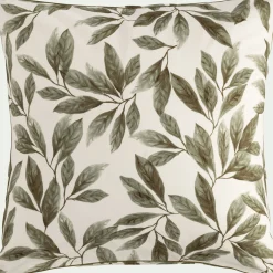 Housse de couette en coton motif végétal 240x220cm - vert