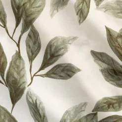 Housse de couette en coton motif végétal 240x220cm - vert