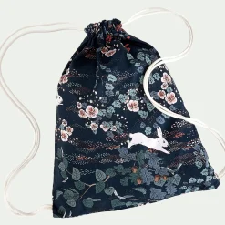 Housse de couette enfant 140x200cm et 1 taie d'oreiller 63x63cm - motifs bosquet nuit