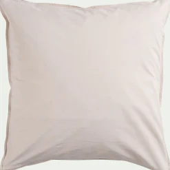 Housse de couette 240x220cm et 2 taies d'oreiller 63x63cm en coton lavé à motif floral - blanc