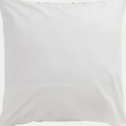 Housse de couette 240x220cm et 2 taies d'oreiller 63x63cm en percale de coton lavé motif floral - jaune