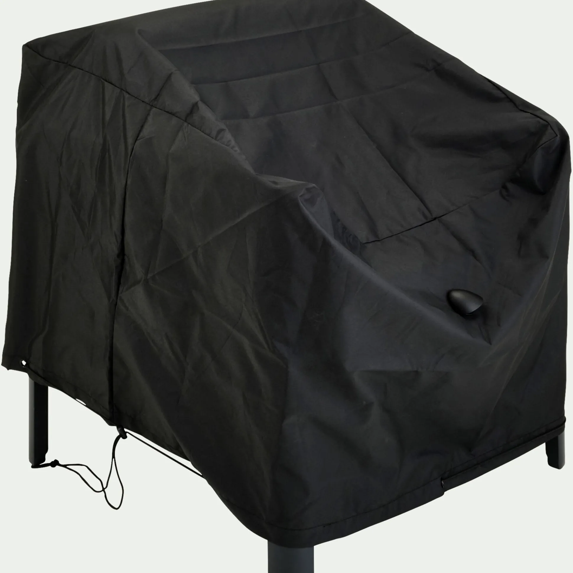 Housse de protection pour fauteuil de jardin (75x75xH60cm) - noir