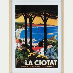 Image encadrée de La Ciotat 53x73cm