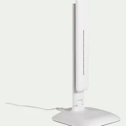 Lampe à clapet tactile avec écran - blanc H33,5cm