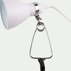 Lampe à pince - blanc h29,5cm