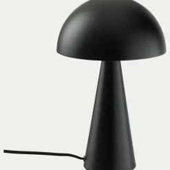 Lampe à poser électrifiée en acier H32cm - noir