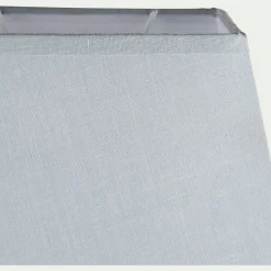 Lampe à poser électrifiée en coton - bleu calaluna H47cm