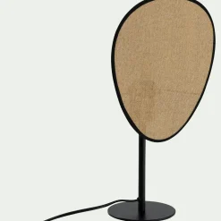 Lampe à poser électrifiée en papier tressé H39cm - naturel