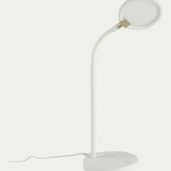 Lampe de bureau avec variateur H31,50cm - blanc