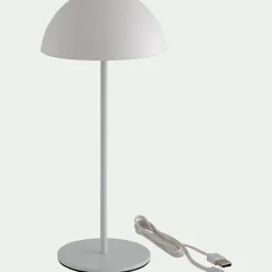 Lampe de table à poser nomade H28cm - blanc