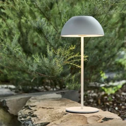 Lampe de table à poser nomade H28cm - blanc