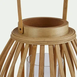 Lanterne en rotin - naturel D34.5xH60.5cm
