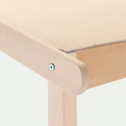 Lit cabane 1 place en bois 90x200 cm - blanc