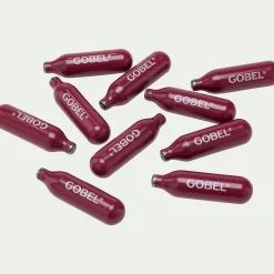 Lot de 10 cartouches de gaz pour siphon - rouge