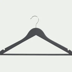 Lot de 5 cintres en bois - gris