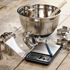 Lot de 5 douilles en inox avec goupillon - argenté