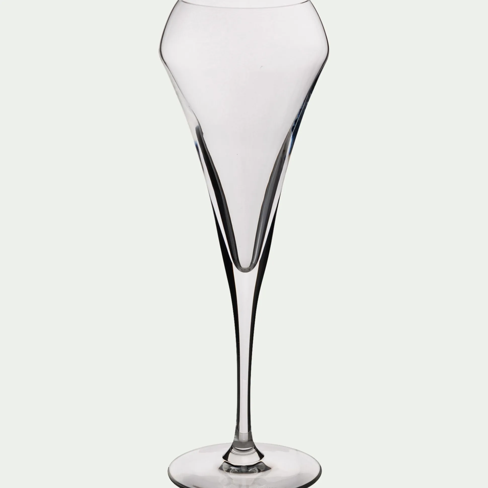 Lot de 6 flûtes à champagne en cristallin 20cl - transparent