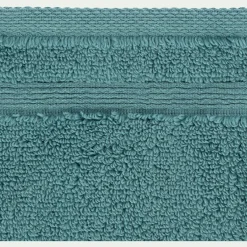 Lot de 2 gants de toilette bouclette en coton - vert