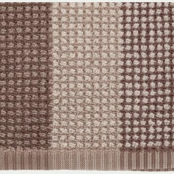 Lot de 2 gants de toilette bouclette jacquard en coton - beige alpilles