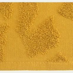 Lot de 2 gants de toilette en coton - jaune argan