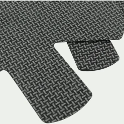 Lot de 2 séparateurs de poêle D27cm et D34cm - gris