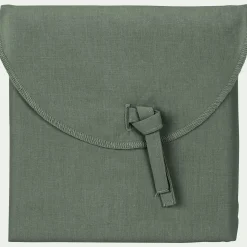 Lot de 2 taies d'oreiller en coton - vert cèdre 65x65cm