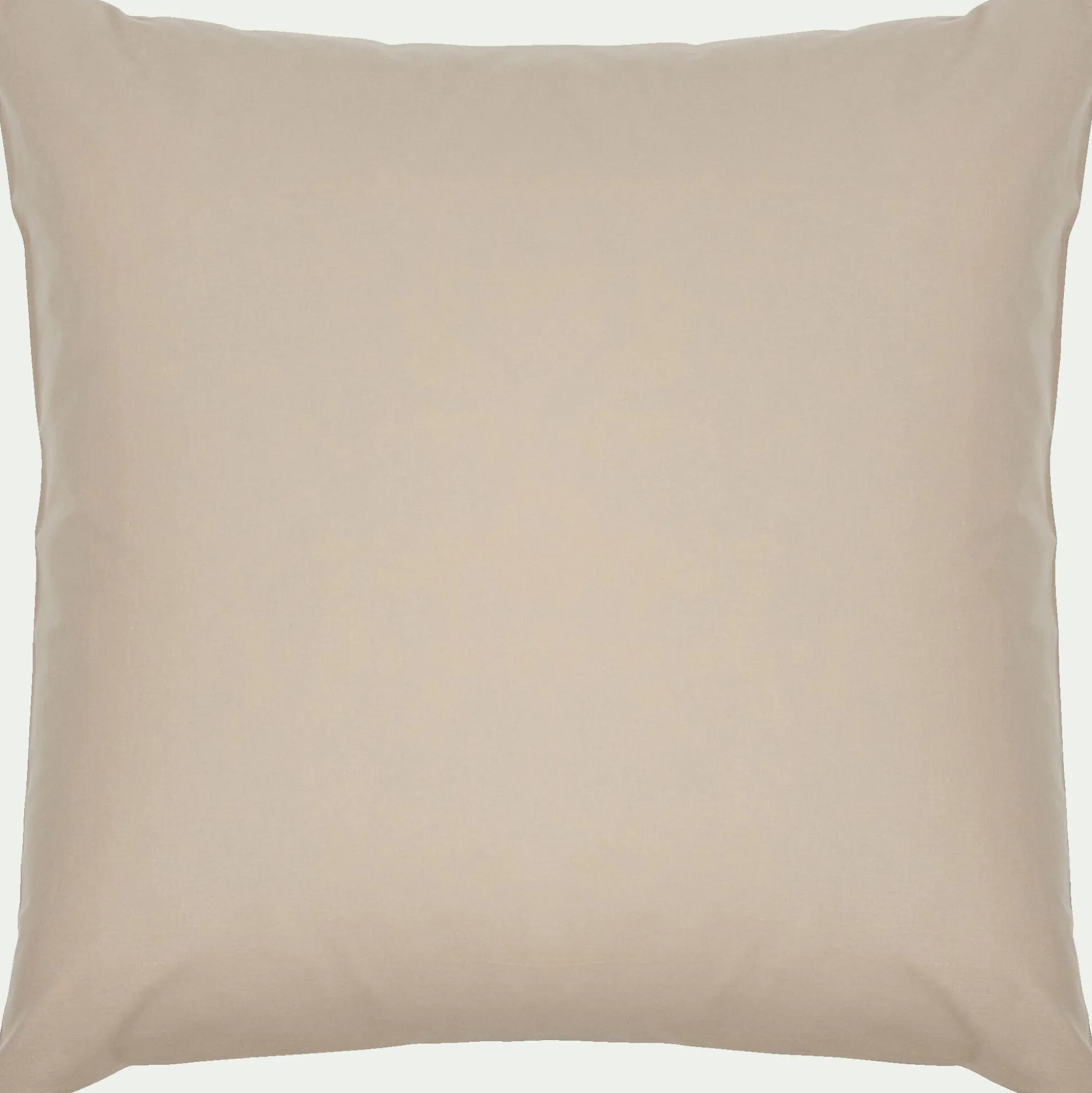 Lot de 2 taies d'oreiller en coton - beige alpilles 65x65cm