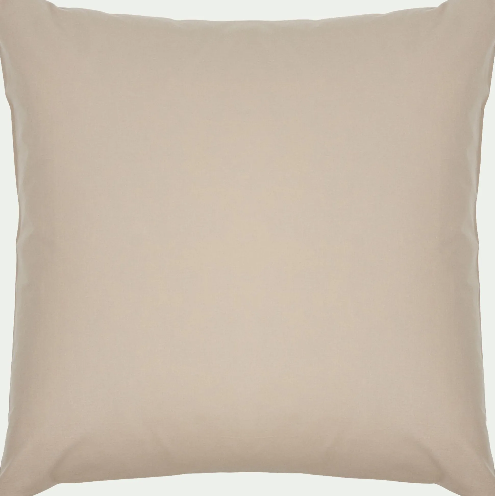Lot de 2 taies d'oreiller en coton - beige alpilles 65x65cm