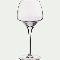 Lot de 6 verres à pied en cristallin 40cl - transparent